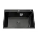 Мойка для кухни врезная Diadonna 50x40 см глубина чаши 20 см нержавеющая сталь цвет графит