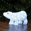 Светящаяся новогодняя фигура "Медвежонок" IP44 8 режимов 13x40x19см