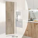 Фасад для кухонного шкафа Зея 29.7x102.1 см Delinia ID ЛДСП цвет коричневый