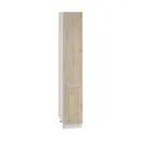 Колонна Азазель 40x233.60x57.40 см фасад дуб вотан ЛДСП каркас белый ЛДСП Kameol