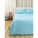 Простыня Ilma 22 140x200 см перкаль на резинке цвет голубой