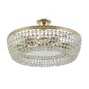 Люстра потолочная хрустальная Arti Lampadari Favola E 1.4.45.501 G Favola Gold 6 ламп 20 м² цвет золото