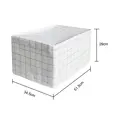 Коробка для хранения с крышкой Konsensa 34.5x51.5x29 см полиэстер цвет разноцветный