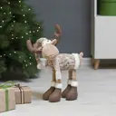 Декоративная фигура Олень на 4 ногах 40 см коричневая