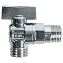 Кран шаровой угловой Bugatti Miami DN8 1/2"x1/2" НР латунь ручка бабочка