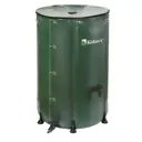 Бочка садовая с крышкой KWB 200G 200 л пластик зеленый