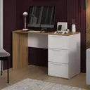 Письменный стол Трия Тип 1 120x75x50 см ЛДСП цвет белый/коричневый