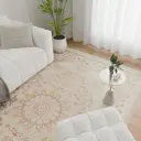Ковер полиэстер JZ006 200x300 см цвет серебристый