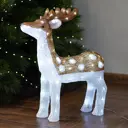 Светящаяся новогодняя фигура "Олень пятнистый" 80LED IP44 8 режимов 48x20x58см