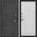 Входная дверь Bunker Дуб мадейра левый 205x88см с панелью ФЛ-609 белый софт/дуб майдера с черной патиной