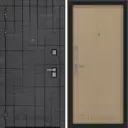 Входная дверь Bunker Дуб мадейра левый 205x96см с панелью ДВП венге светлый/дуб майдера с черной патиной