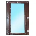 Мягкое окно/Дверь полиуретан 120x200см окантовка ПВХ коричневая