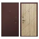 Входная дверь Такт-Тайм Комфорт Лайт 3 левый 220x70см антик медь/дуб сонома фактурный