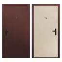 Входная дверь Такт-Тайм Уют 1 правый 210x110см антик медь/венге светлый