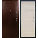 Входная дверь Lex Цезарь внутренняя панель № 63 правый 205x88см дуб фактурный крем/антик медь