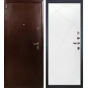 Входная дверь Lex Цезарь внутренняя панель № 103 правый 205x88см белая шагрень/антик медь
