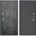 Входная дверь Labirintdoors Лофт с панелью П11 правый 205x88см цвет бетон темный/графит софт