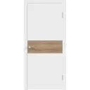 Дверь межкомнатная Velldoris Galant Duo 3 глухая 60x200см ПВХ цвет эмалит белый без замка и петель