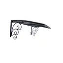 Козырек Artcore YS74SBL 80x37x115см синий/серый