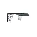 Козырек Artcore YS113SBL 80x37x115см синий/серый
