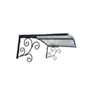 Козырек Artcore YS135BLP 80x37x115см синий/прозрачный