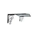 Козырек Artcore YS114BLP 80x37x115см синий/прозрачный
