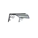Козырек Artcore YS179BLP 80x37x115см синий/прозрачный