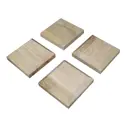 Крышка для столба лестницы Леспроф 100x100x25мм дуб 4шт