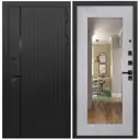 Входная дверь Дверипро L-45 205x96см правый цвет бетон снежный/черный кварц с зеркалом