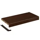 Подоконник Crystallit 1200x350мм венге матовый