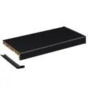 Подоконник Crystallit 1300x250мм черный бархат матовый