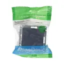 Выключатель встраиваемый Systeme Electric AtlasDesign ATN000713 1 клавиша с подсветкой цвет темно-серый