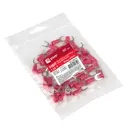 Наконечник вилочный изолированный EKF PROxima НВИ 1.5-5 мм цвет красный 50 шт.