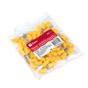 Наконечник штыревой плоский изолированный EKF PROxima НШПИ 2.5-6 мм цвет желтый 50 шт.