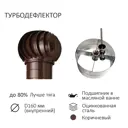 Турбодефлектор TD160-8017 D160 оцинкованная сталь