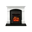 Каминокомплект Langford с очагом Majestic FX Black белый 1800Вт