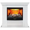 Каминокомплект Realflame Brixton 25.5 WT с очагом Fiji FT255 1700Вт белый