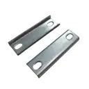 Планка хомута для столба Ювента 80x80 мм цинк 400 шт