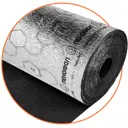 Утеплитель фольгированный самоклеящийся Пенофол тип C 15000x600x10мм 9м² черный