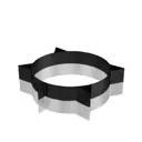 Хомут под растяжки Magma ⌀230мм нержавеющая сталь AISI 439 0.5мм