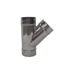 Тройник 45° Lava ⌀130мм нержавеющая сталь AISI 439 0.5мм