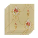 Комплект панелей ПВХ Lako decor Барокко бежевый 4 700x700мм 2.45м² 5шт