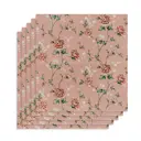 Комплект панелей ПВХ Lako decor Барокко 700x700мм 2.45м² 5шт розовый