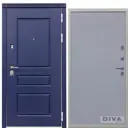 Входная дверь Diva МД-45 УТ-00075156 металлическая левая 205x86см цвет синий