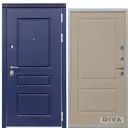 Входная дверь Diva МД-45 УТ-00073922 металлическая левая 205x96см цвет синий