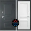 Входная дверь Labirintdoors Атлантик П-03 правый 205x88см белый софт/шагрень