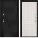 Входная дверь Labirintdoors Пазл П-03 правый 205x96см сандал белый/лофт черный