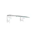 Козырек Artcore YS146 80x37x115см белый