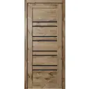 Межкомнатная дверь Paulinidor PD2245 200x90см полипропилен остеклённая цвет дуб пацифик с замком и петлями