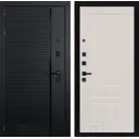 Входная дверь Labirintdoors Пиано левый П03 205x88см сандал белый/черный кварц